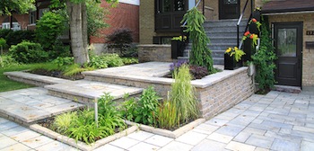 Classic Modern Landscaping in Cartierville