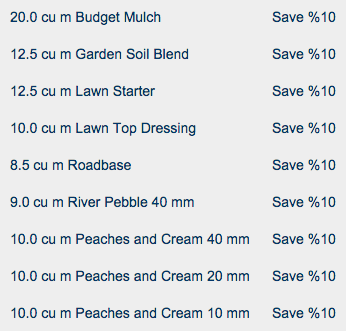 Truckload Special Deals