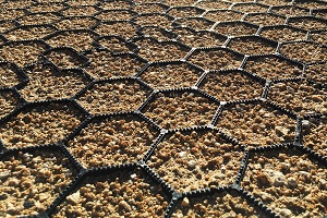 Geohex erosion control
